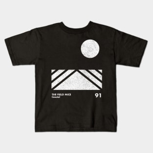 The Field Mice Coastal / Minimal Graphic Design Tribute Kids T-Shirt